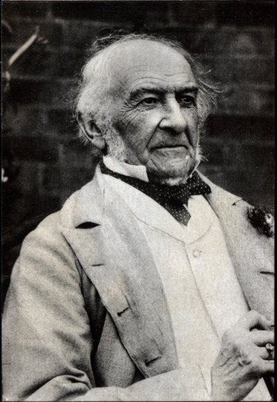 Portrait of William Ewart Gladstone, British statesman by French Photographer